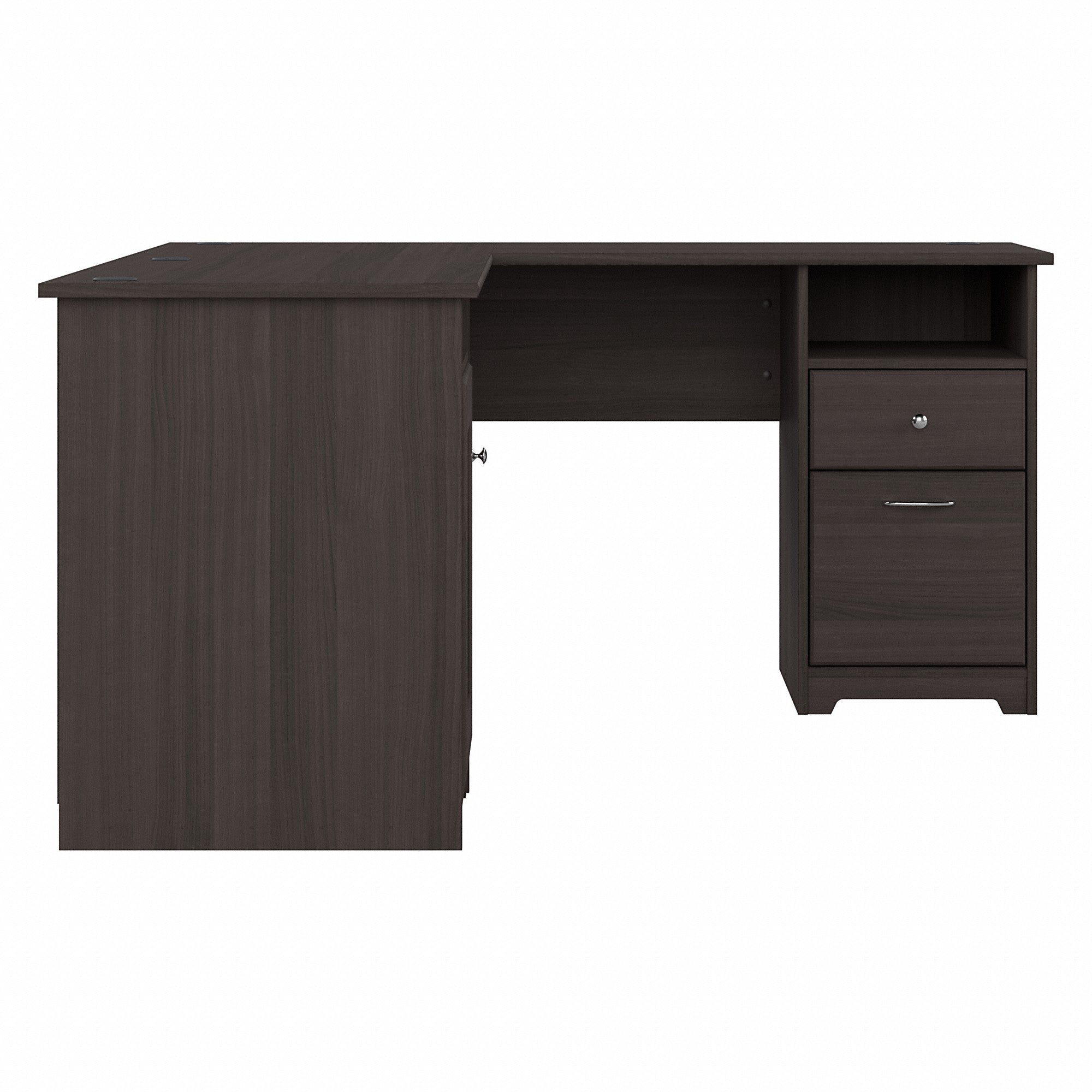 Bush Furniture Cabot 60W L Shaped Computer Desk with Storage