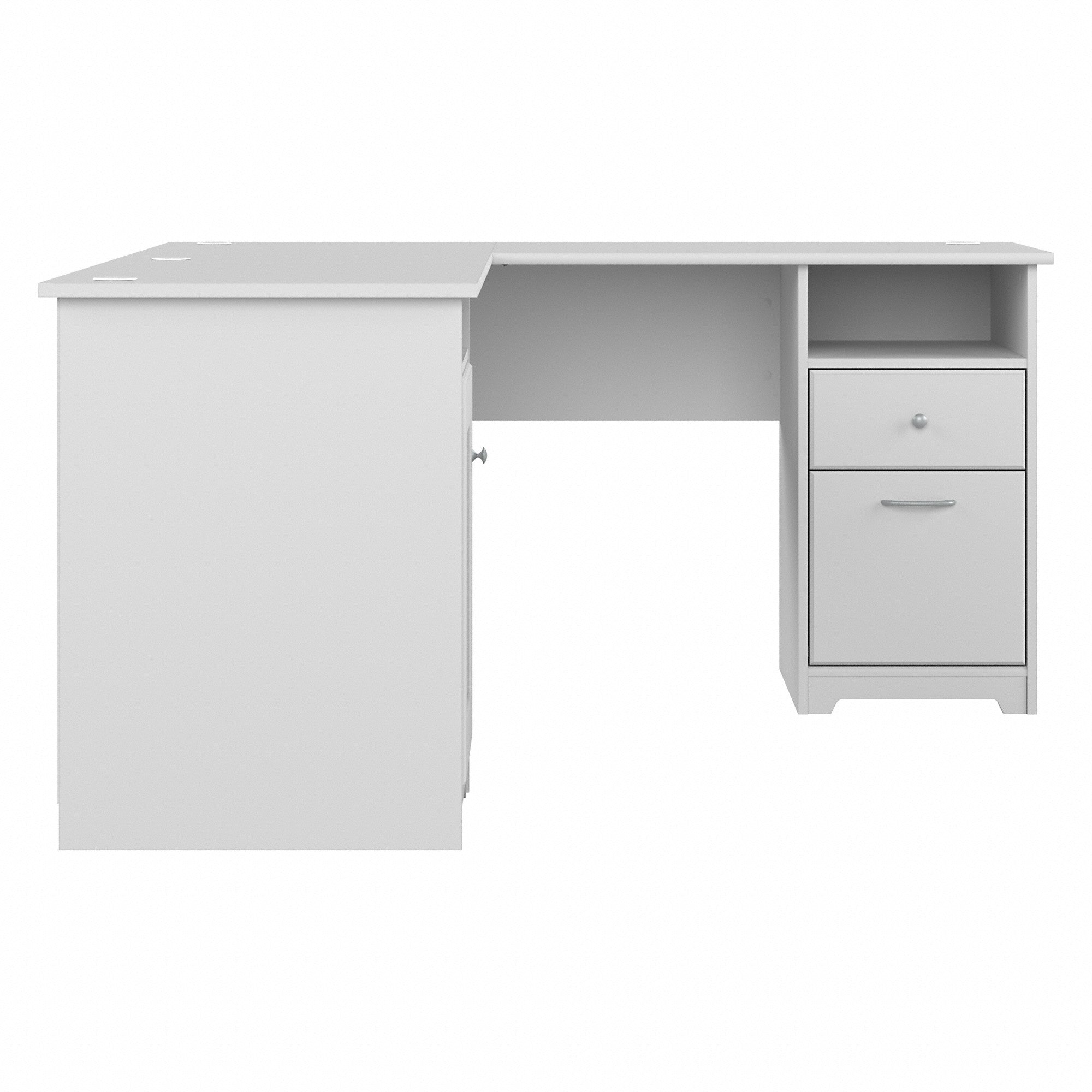 Bush Furniture Cabot 60W L Shaped Computer Desk with Storage