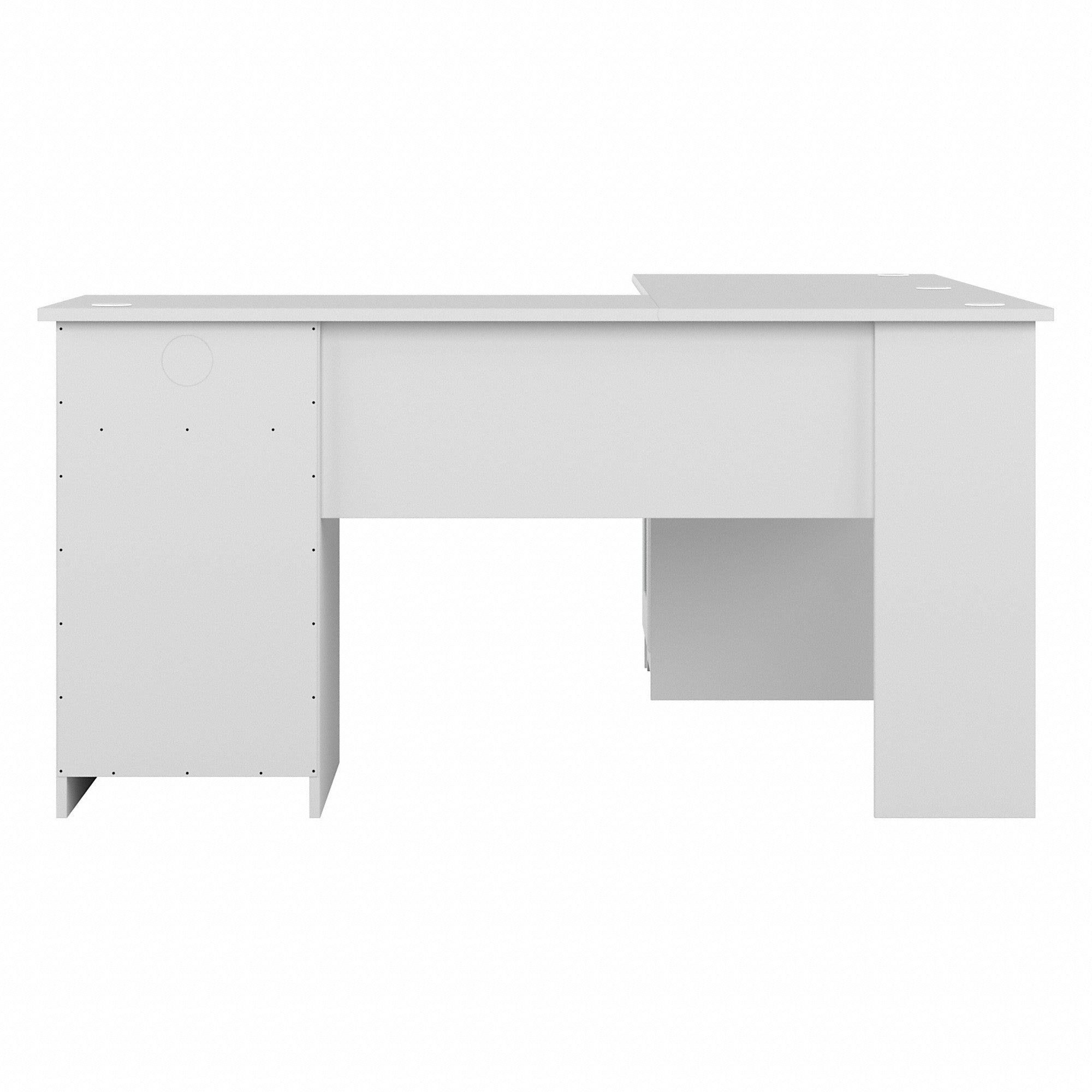 Bush Furniture Cabot 60W L Shaped Computer Desk with Storage