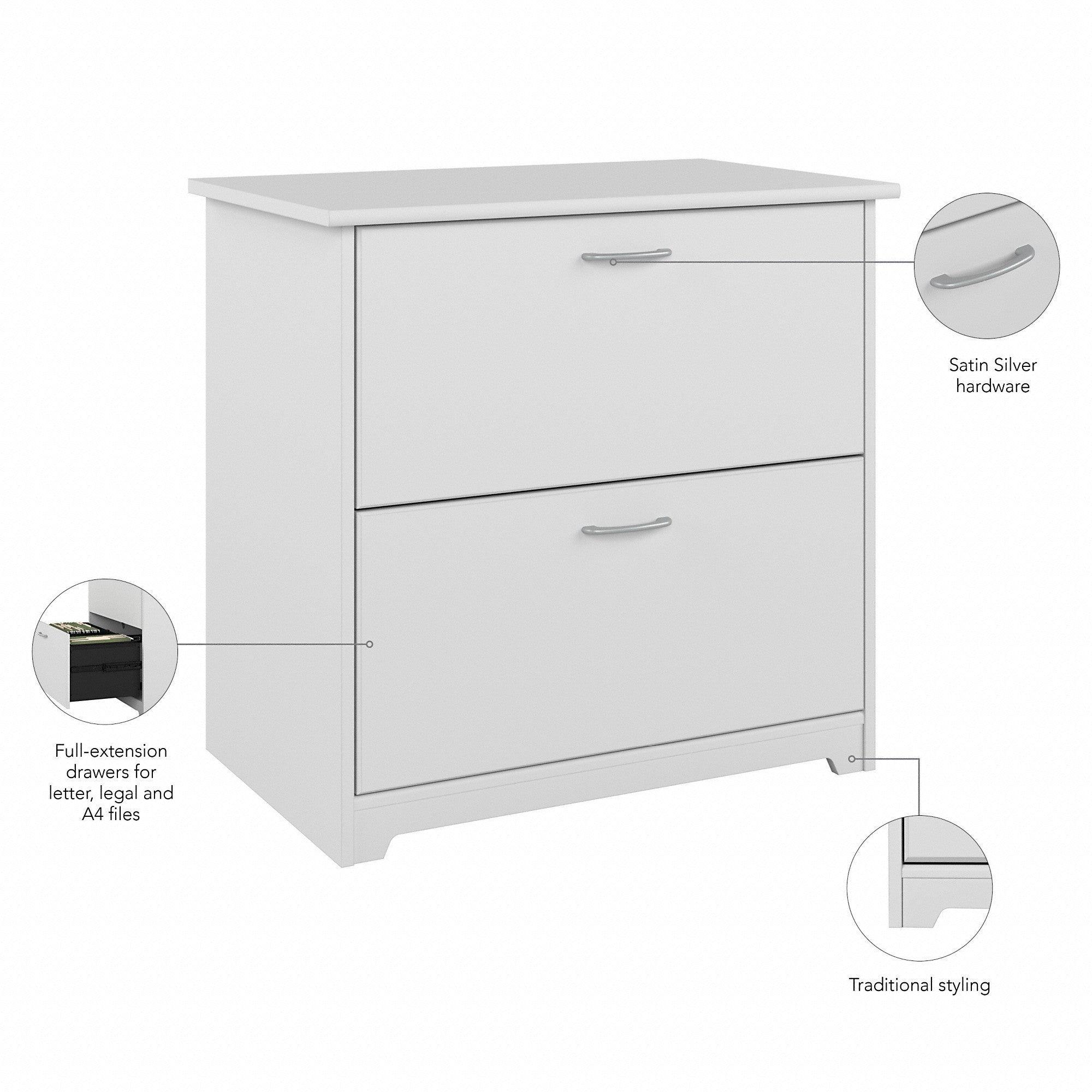 Bush Furniture Cabot 2 Drawer Lateral File Cabinet