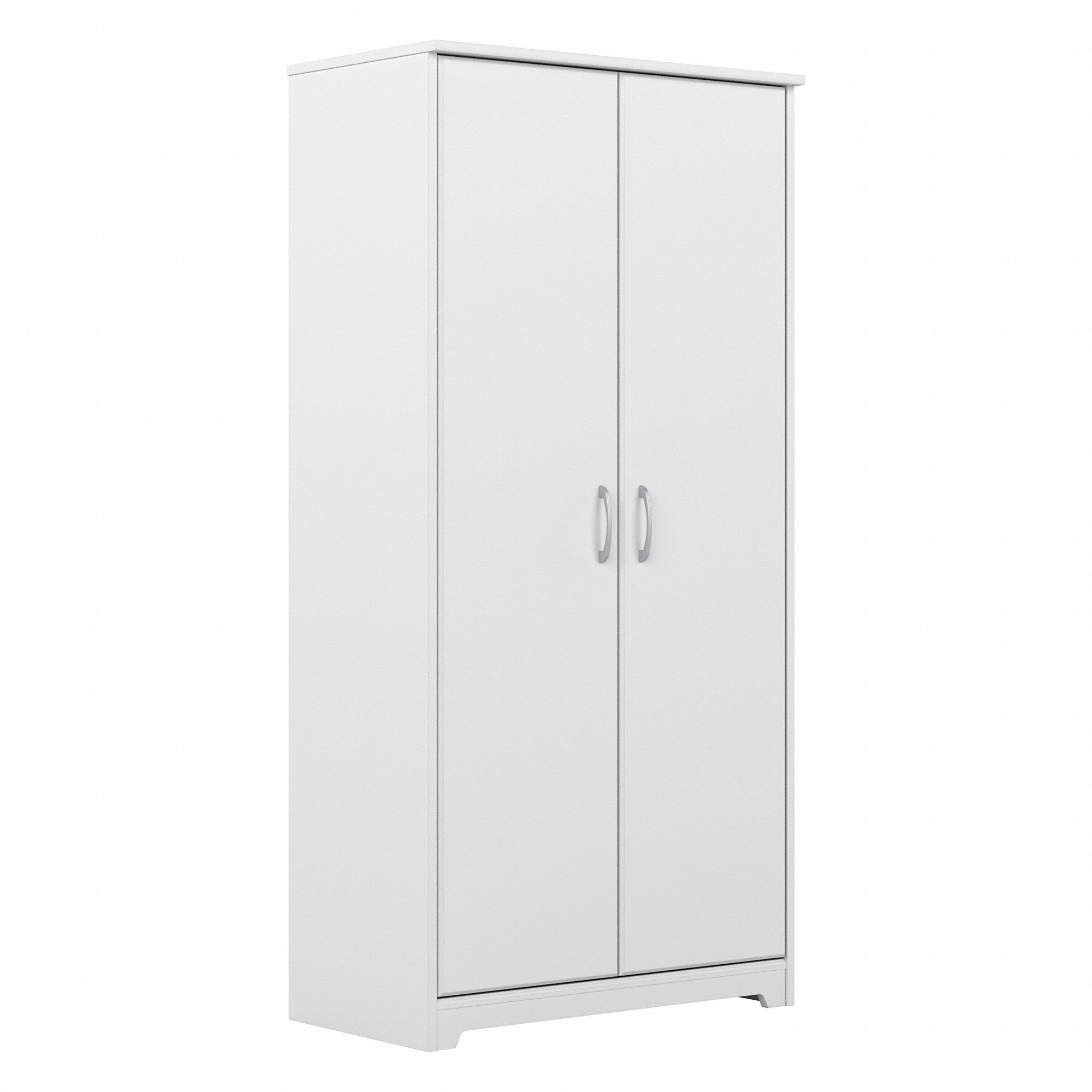 Bush Furniture Cabot Tall Kitchen Pantry Cabinet with Doors