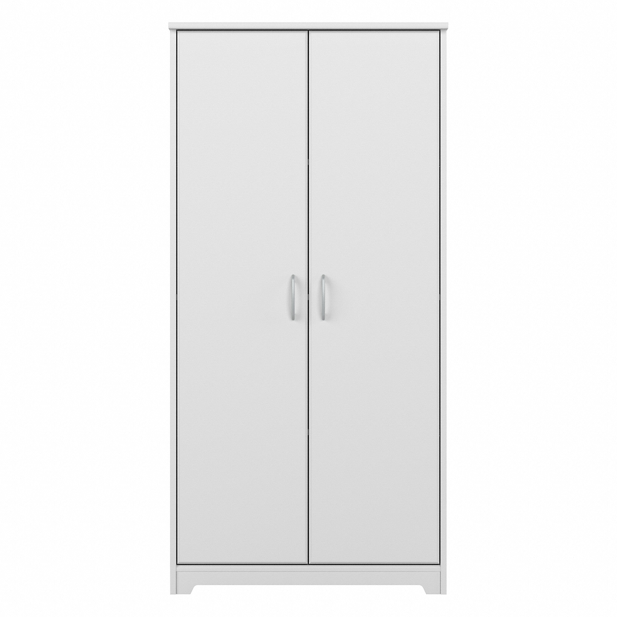 Bush Furniture Cabot Tall Kitchen Pantry Cabinet with Doors