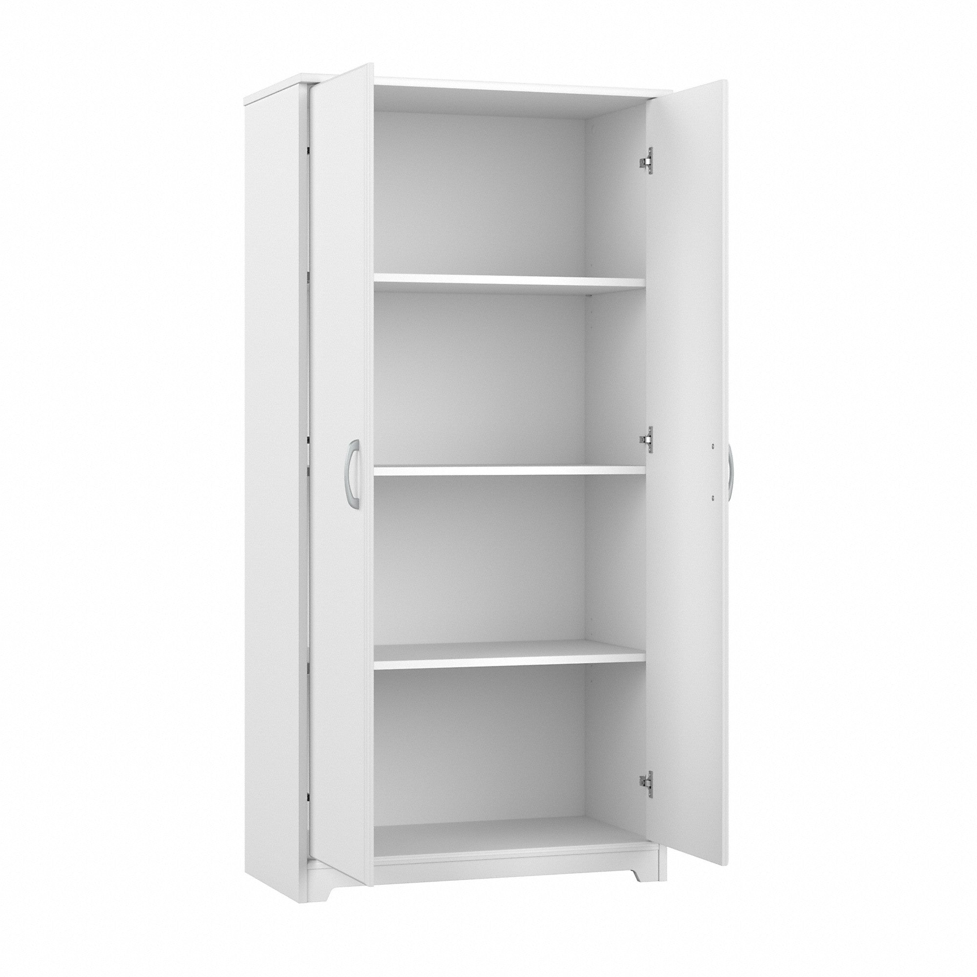 Bush Furniture Cabot Tall Kitchen Pantry Cabinet with Doors