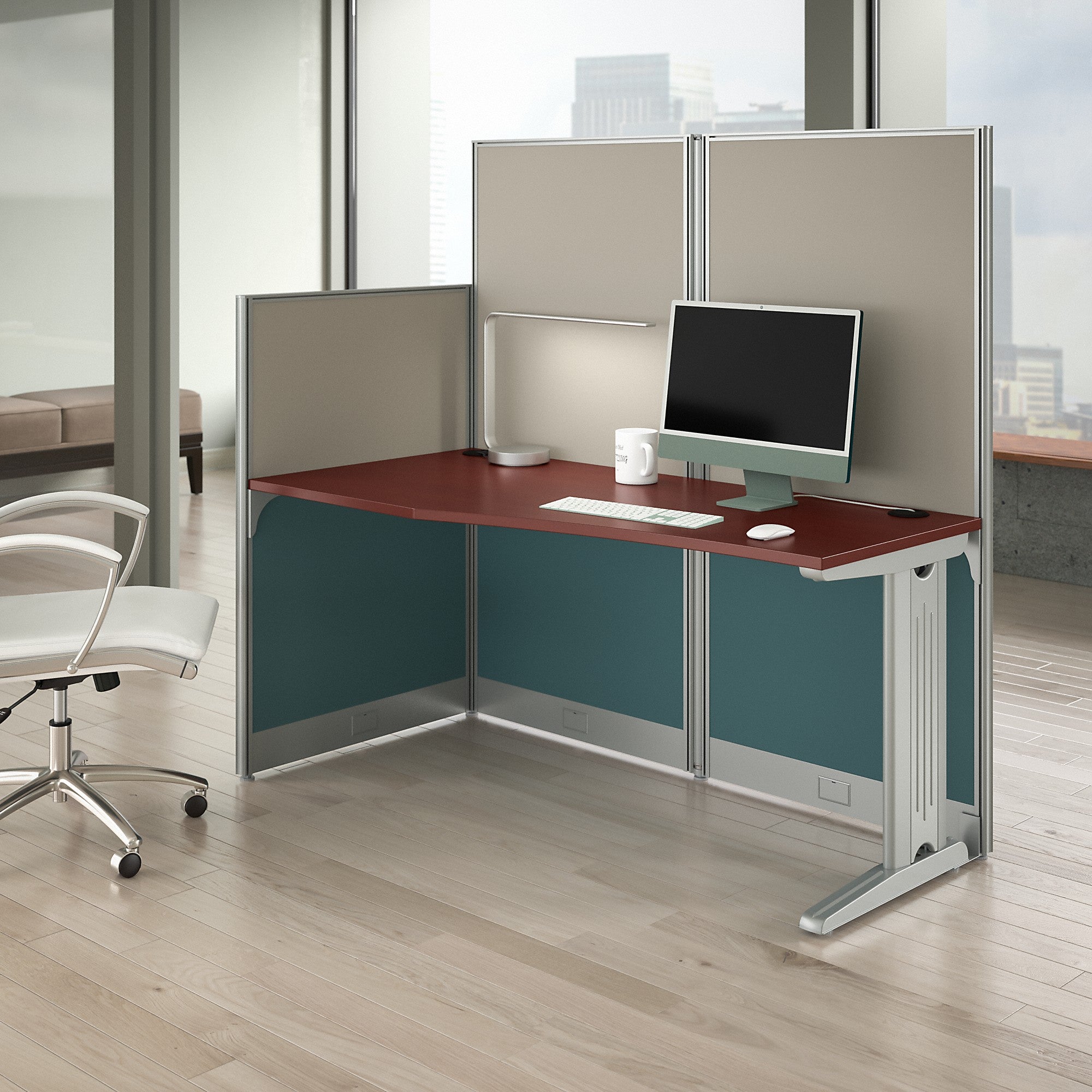 Bush Business Furniture Office in an Hour 65W x 33D Cubicle Workstation