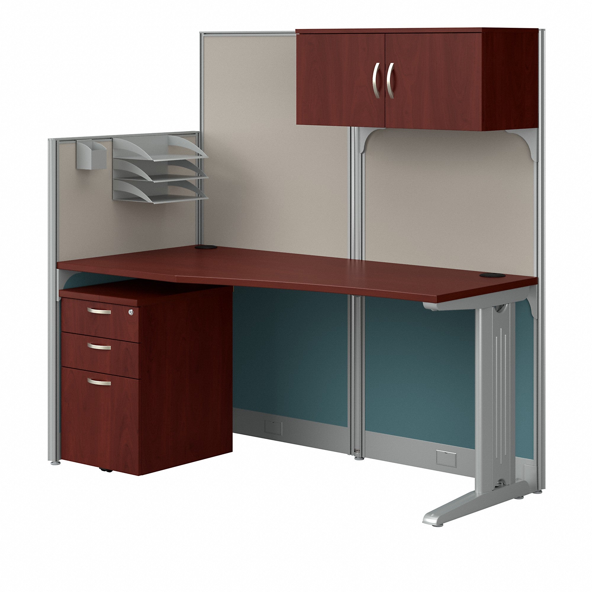 Bush Business Furniture Office in an Hour 65W x 33D Cubicle Workstation with Storage