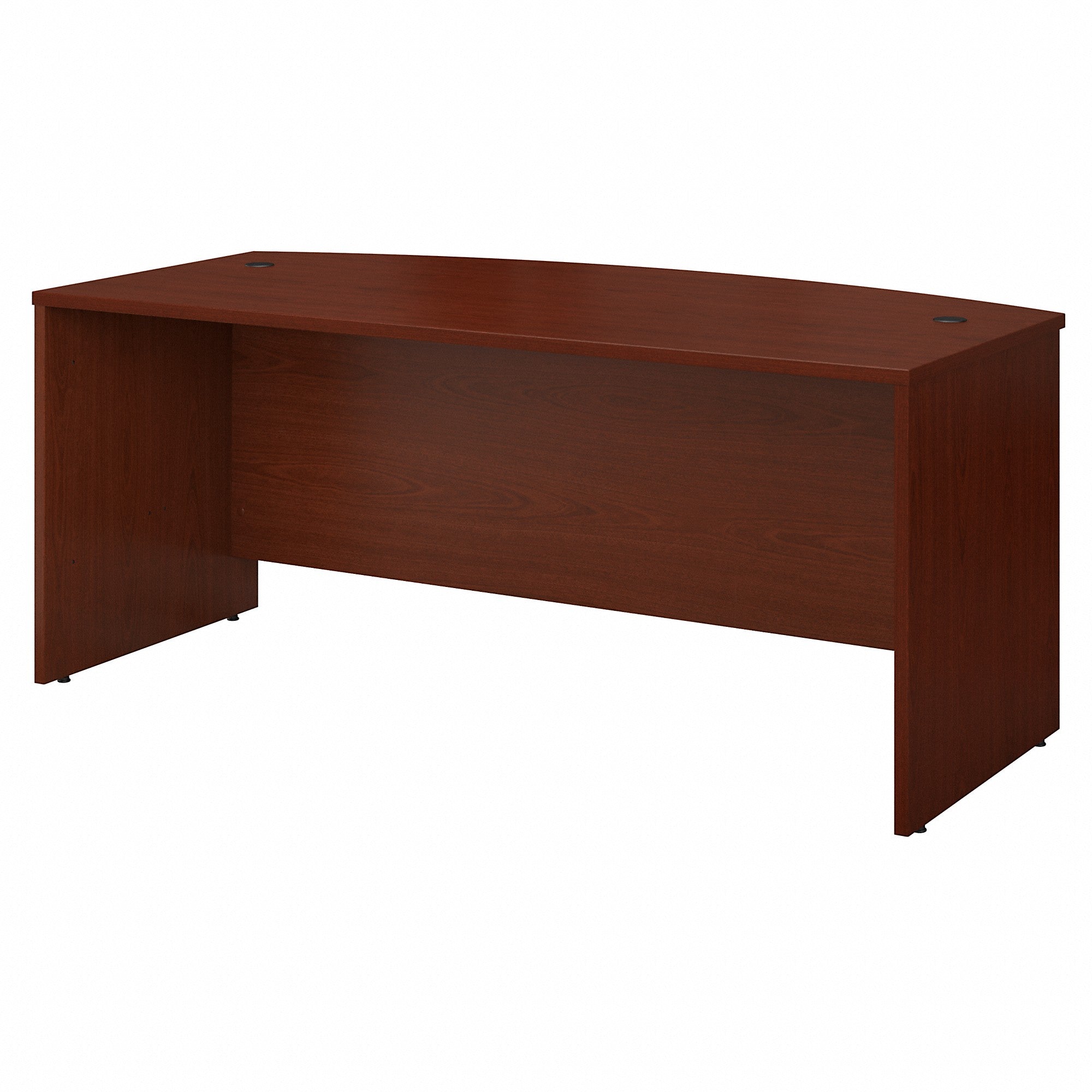 Bush Business Furniture Series C 72W x 36D Bow Front Desk