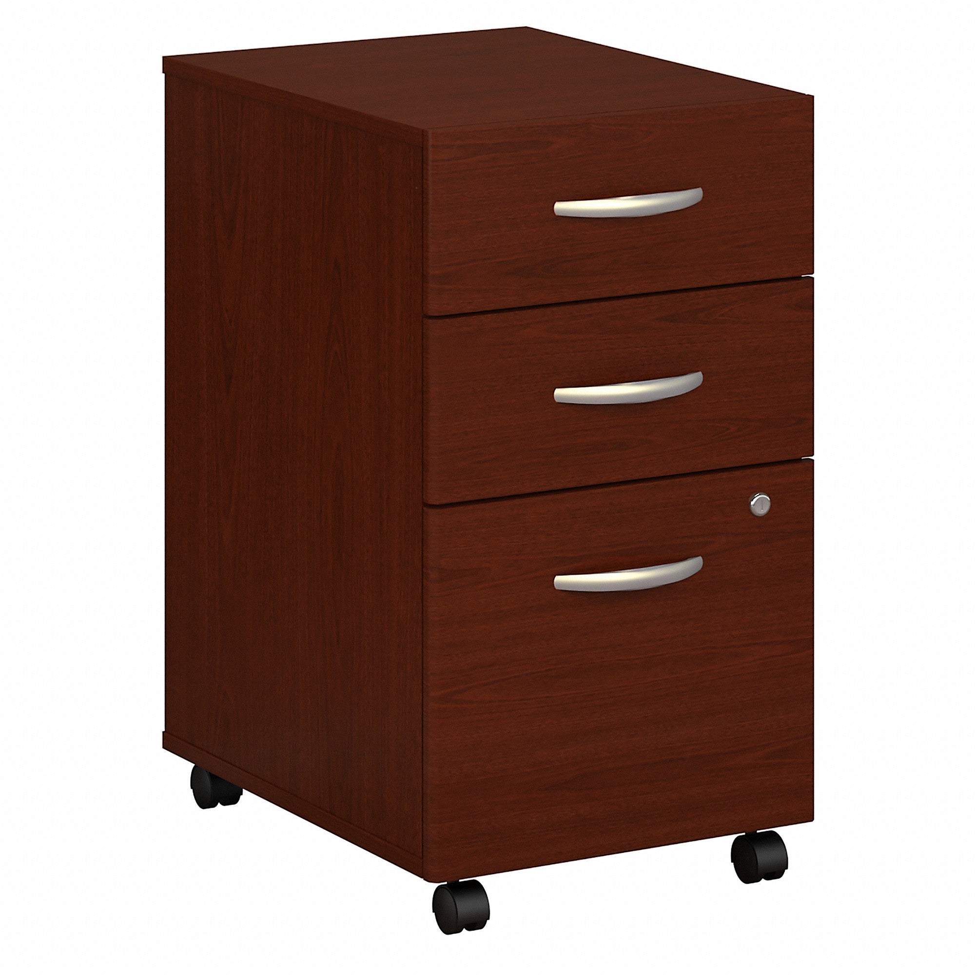 Bush Business Furniture Series C 3 Drawer Mobile File Cabinet - Assembled