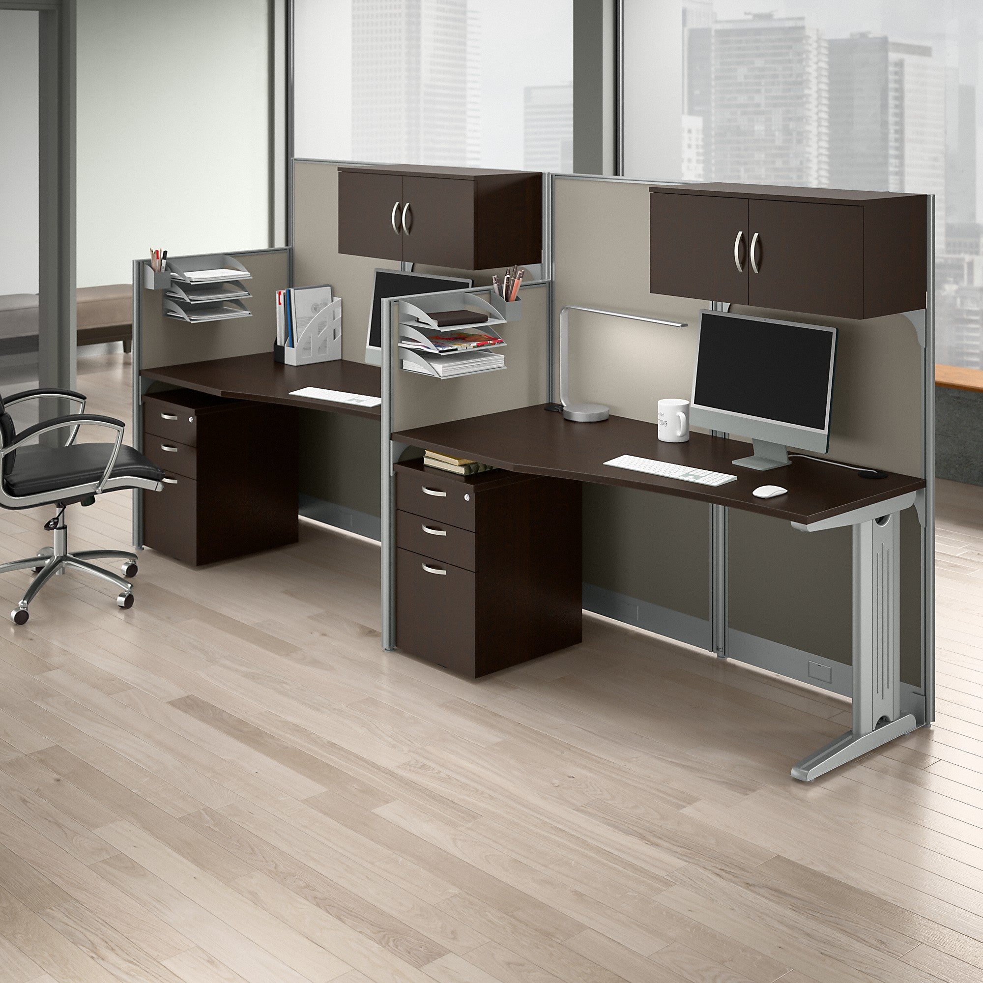 Bush Business Furniture Office in an Hour 65W x 33D Cubicle Workstation