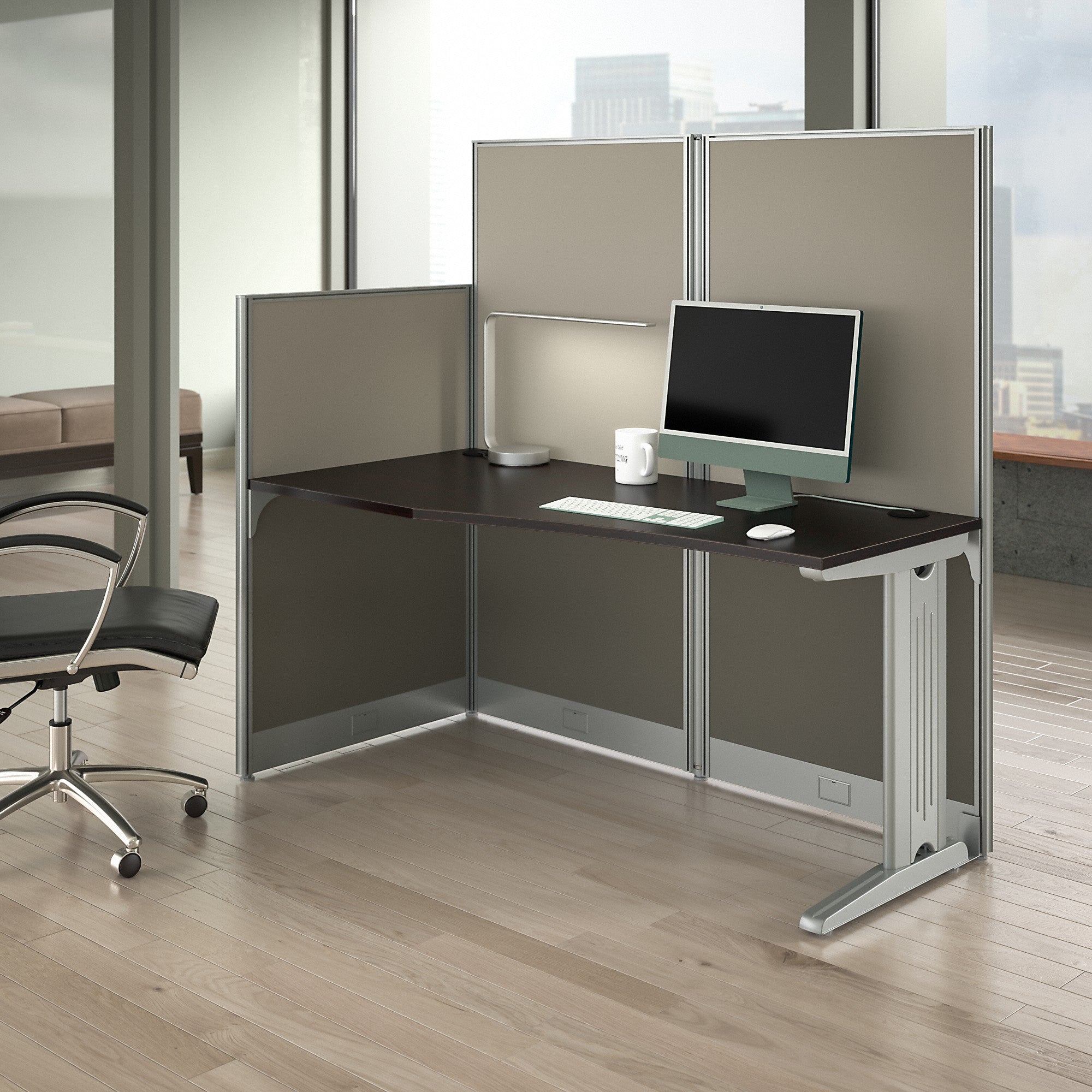 Bush Business Furniture Office in an Hour 65W x 33D Cubicle Workstation