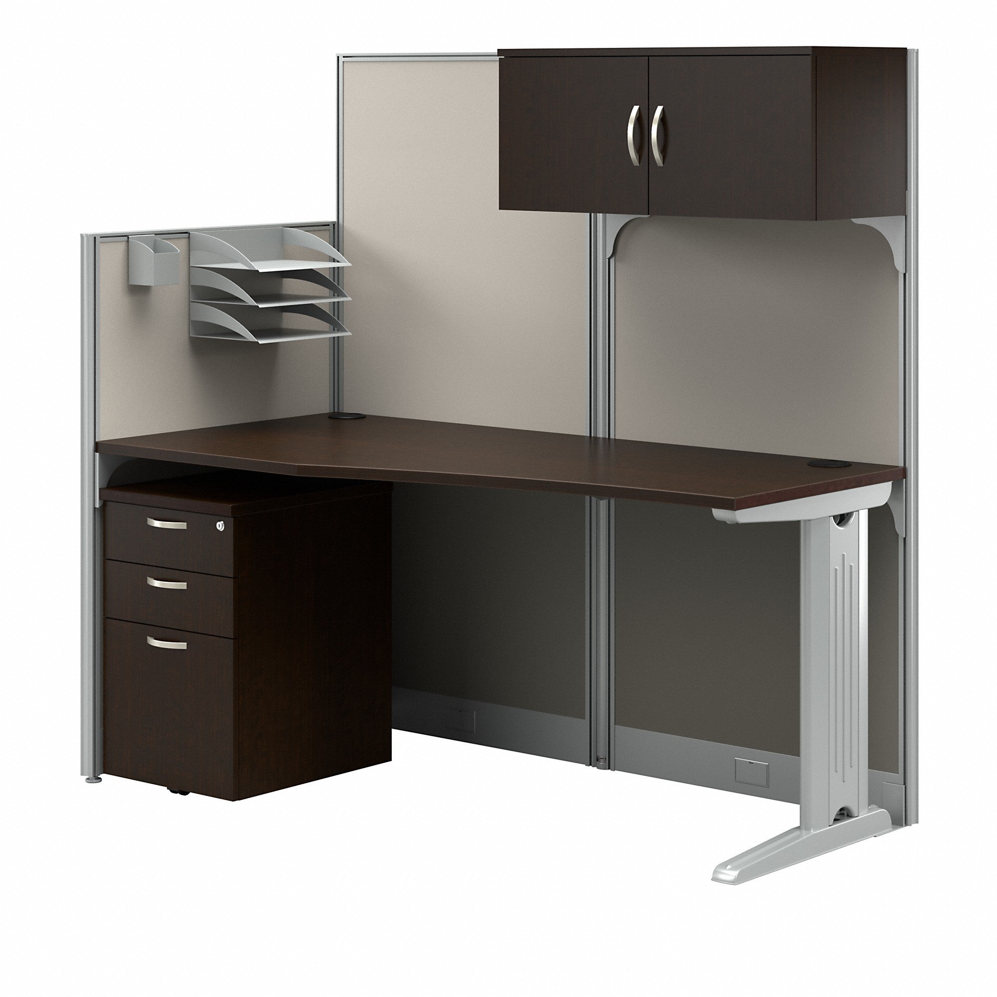 Bush Business Furniture Office in an Hour 65W x 33D Cubicle Workstation with Storage