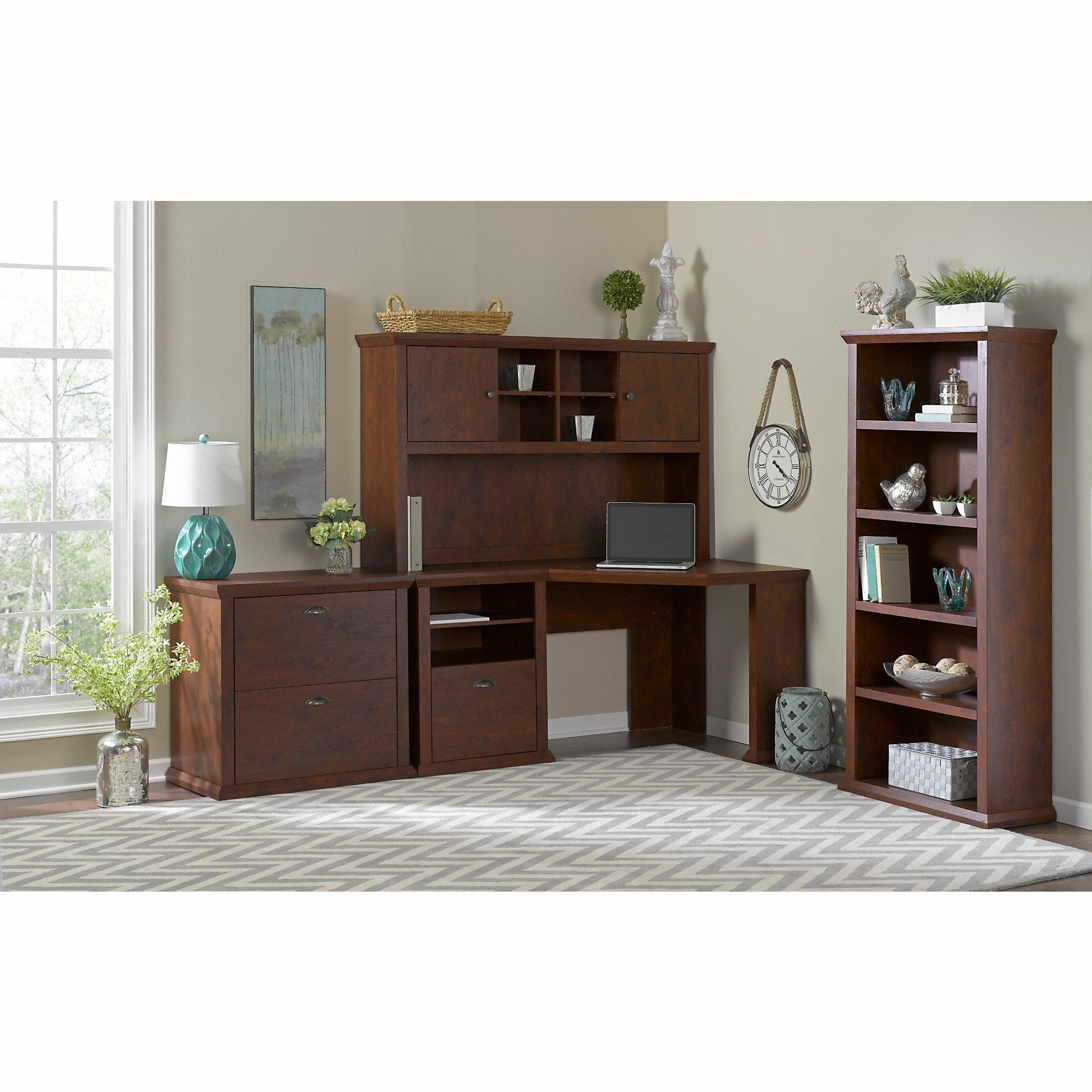 Bush Furniture Yorktown 2 Drawer Lateral File Cabinet