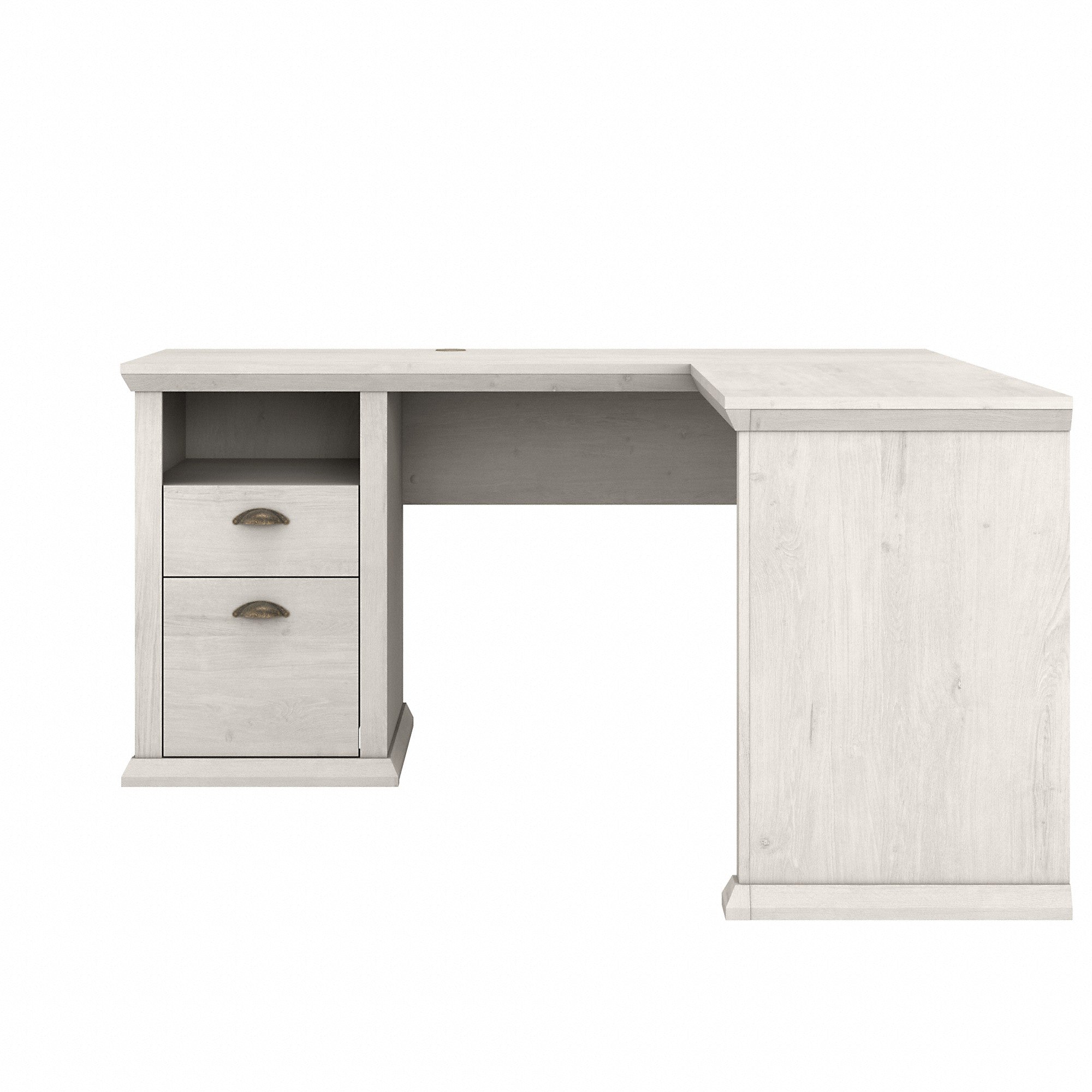 Bush Furniture Yorktown 60W L Shaped Desk with Storage