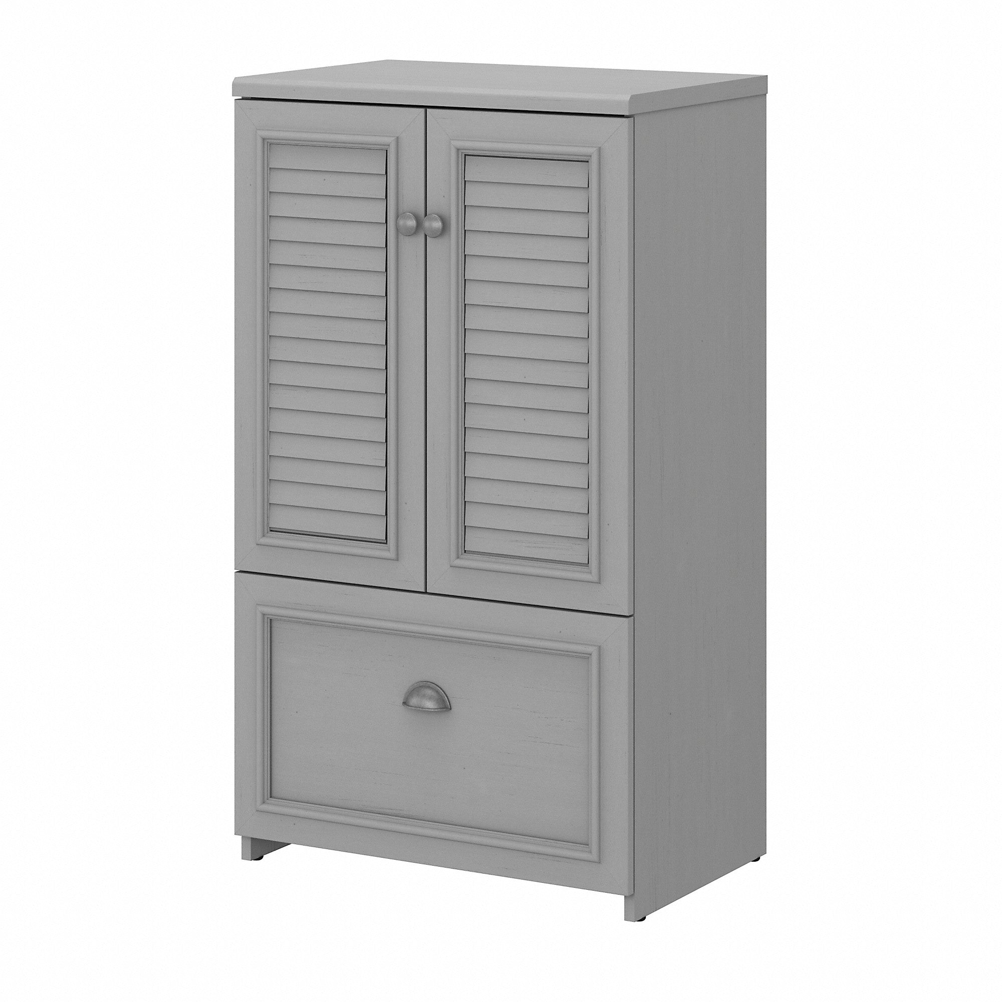 Bush Furniture Fairview 2 Door Storage Cabinet with File Drawer