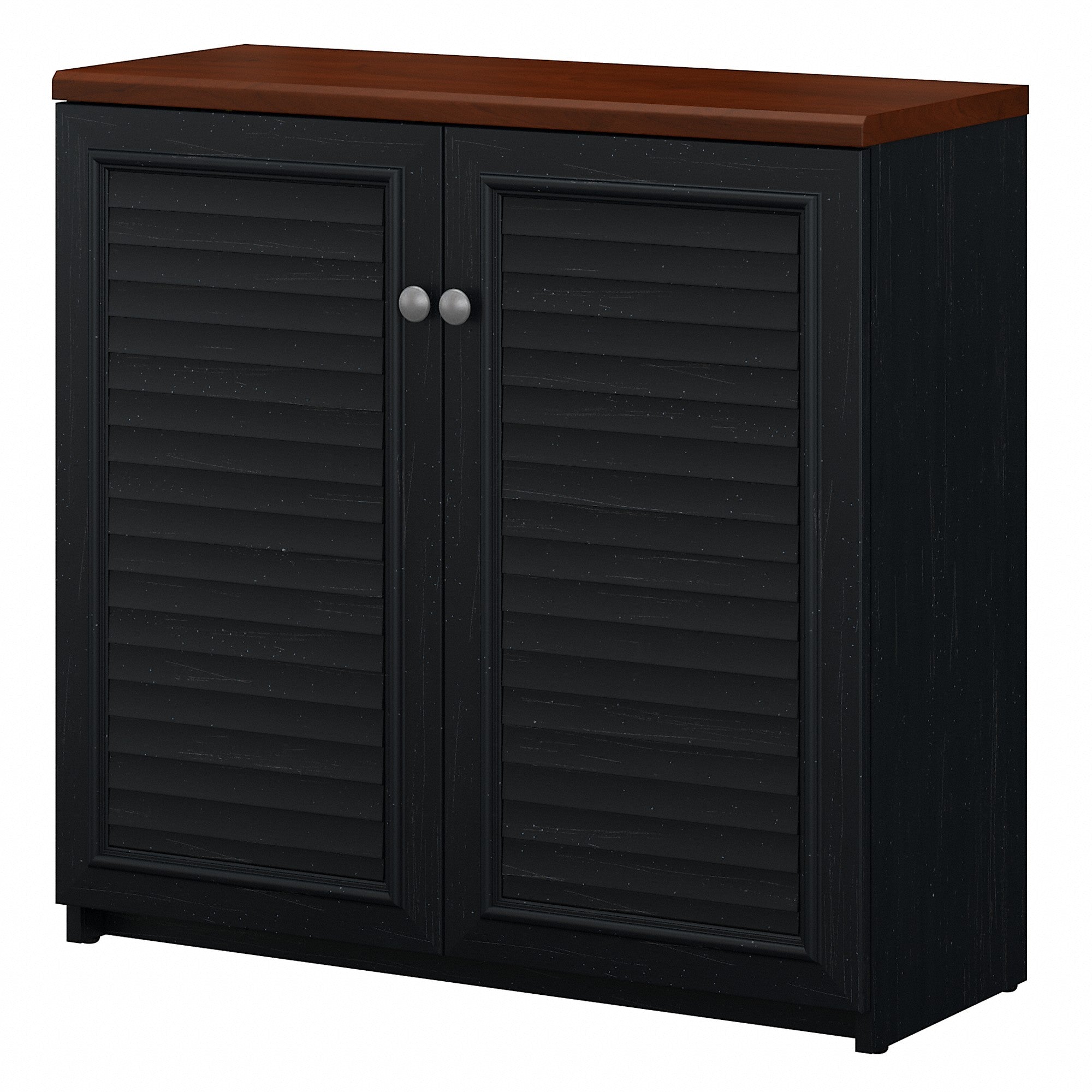 Bush Furniture Fairview Small Storage Cabinet with Doors and Shelves