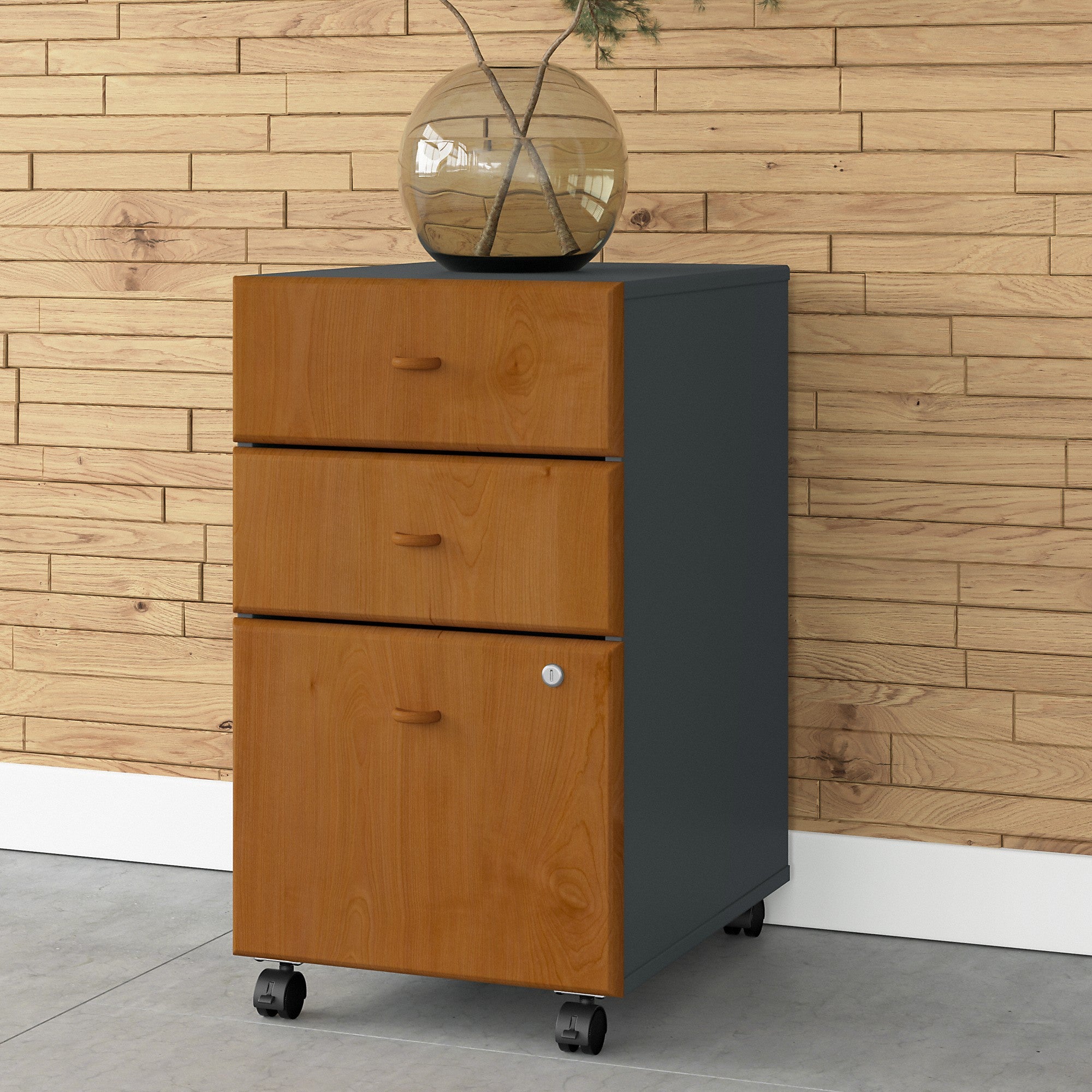 Bush Business Furniture Series A 3 Drawer Mobile File Cabinet