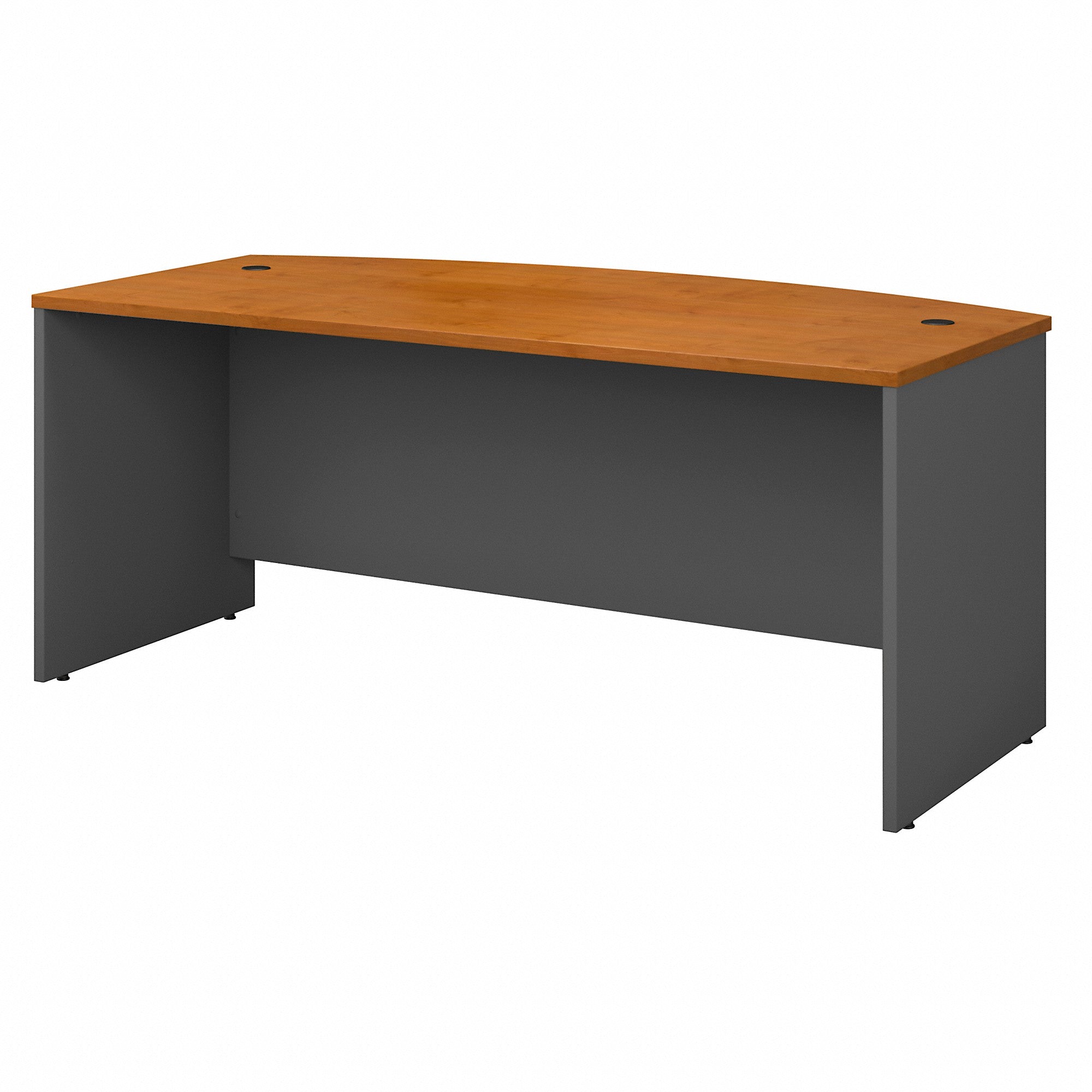 Bush Business Furniture Series C 72W x 36D Bow Front Desk