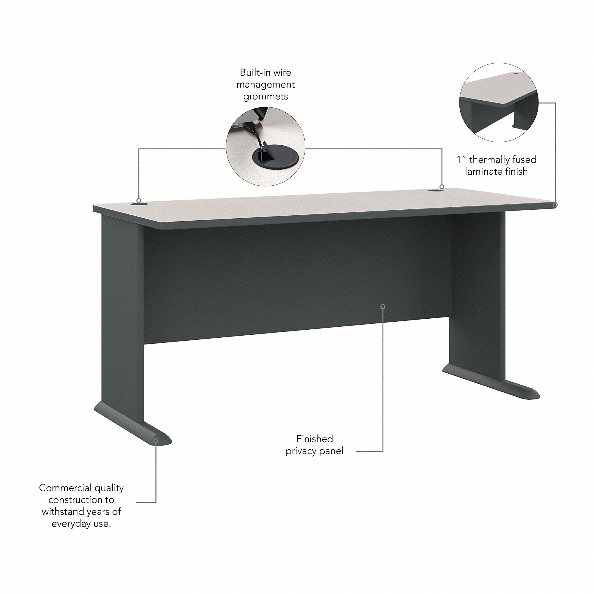 Bush Business Furniture Series A 60W Desk