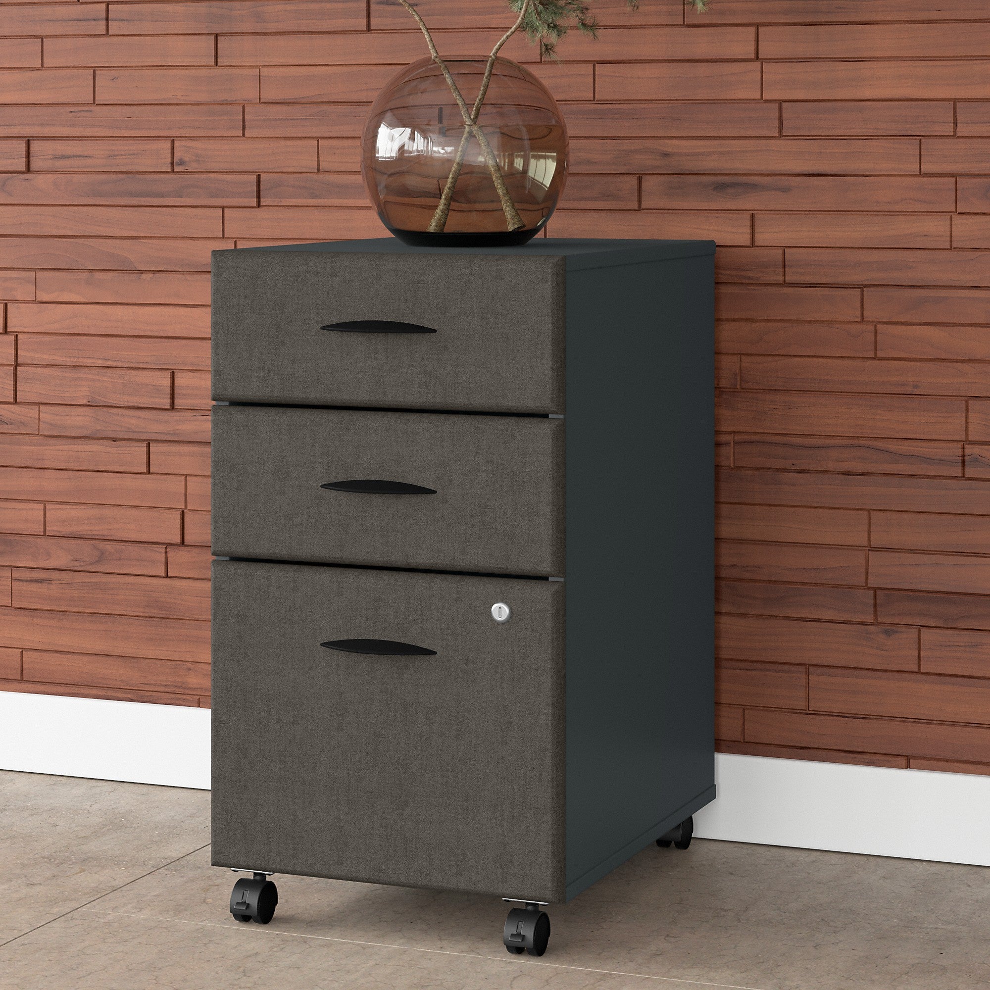 Bush Business Furniture Series A 3 Drawer Mobile File Cabinet