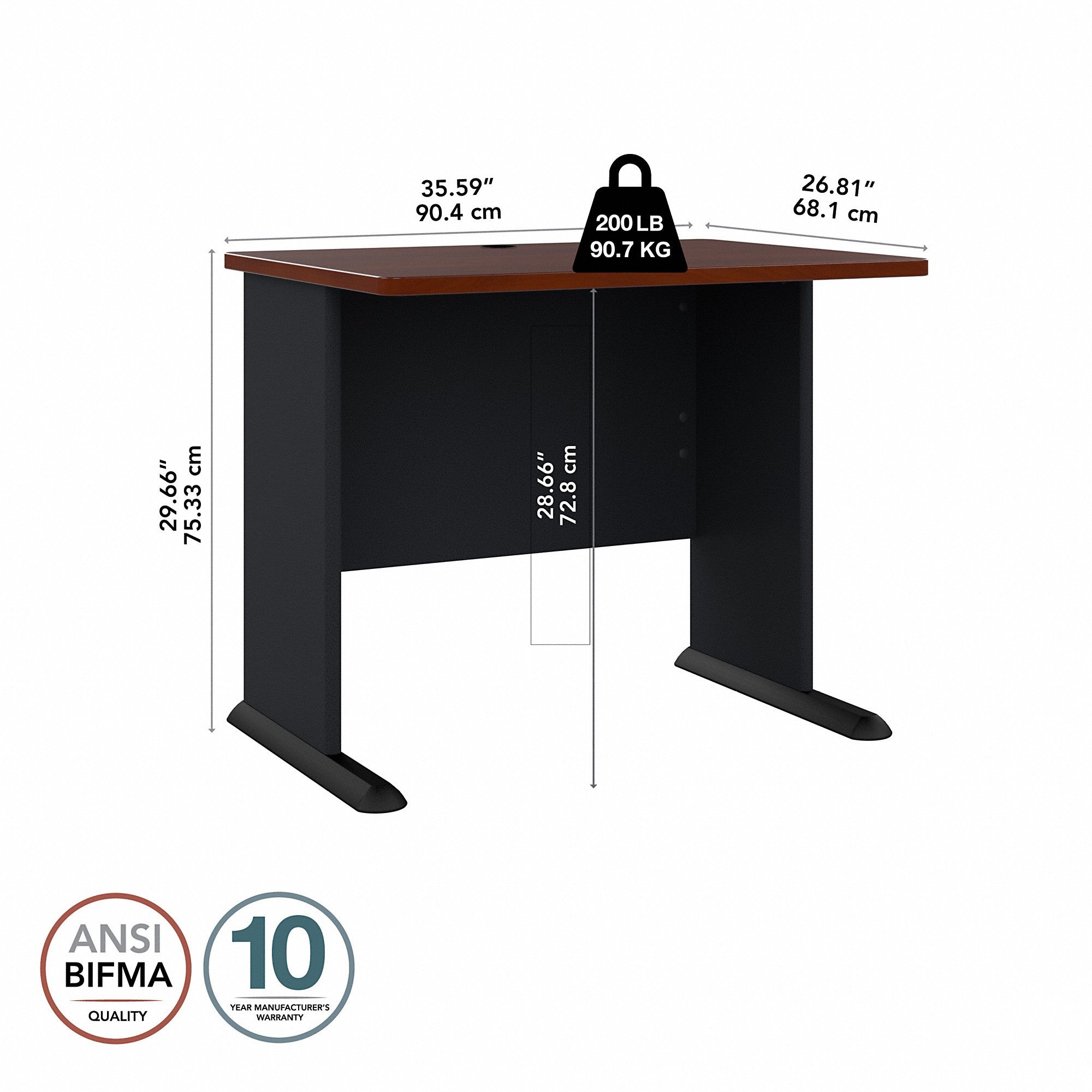 Bush Business Furniture Series A 36W Desk