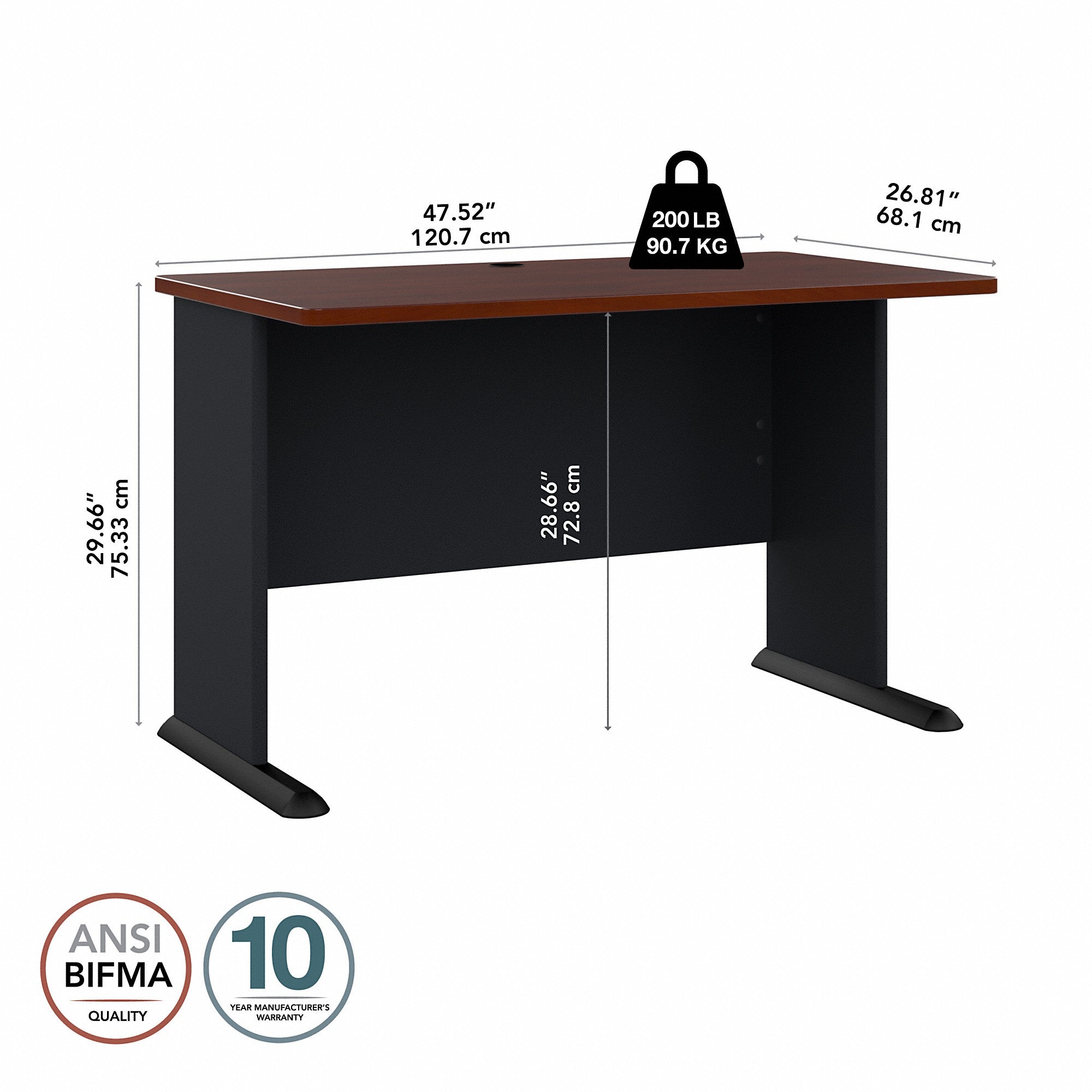 Bush Business Furniture Series A 48W Desk