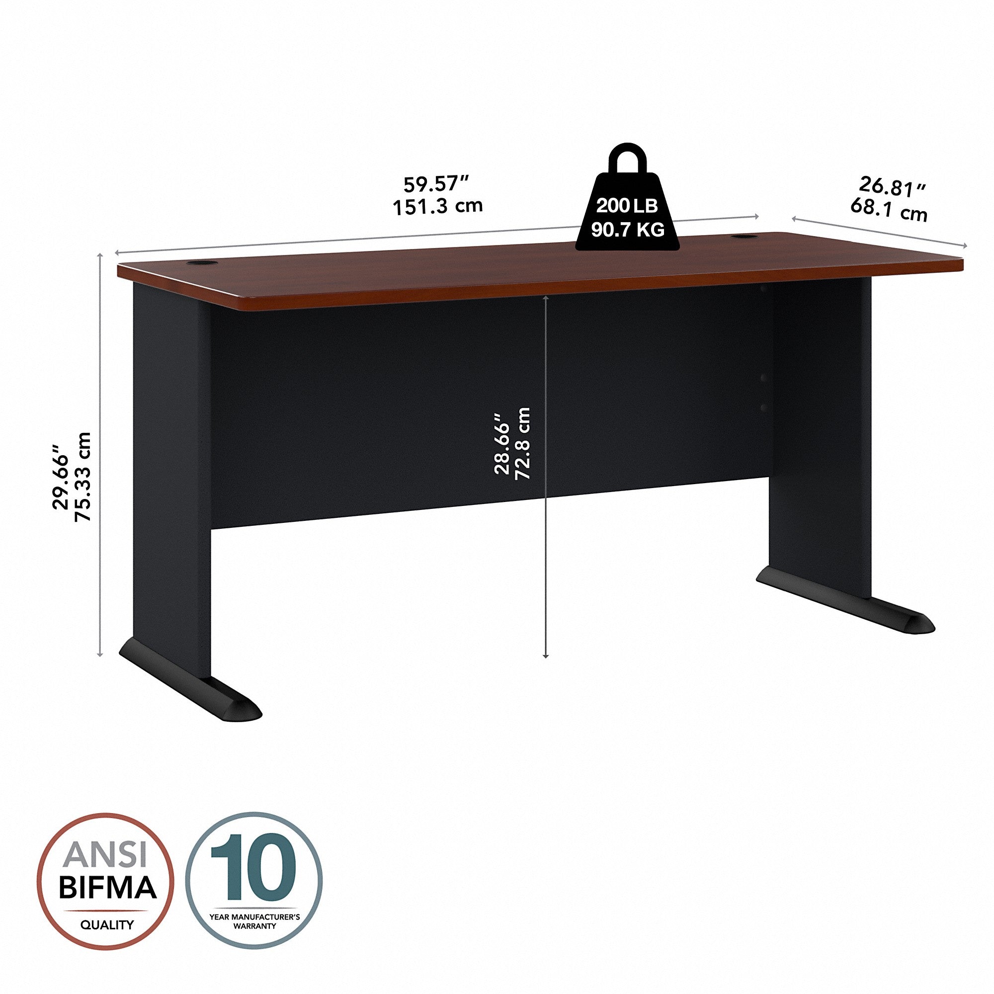 Bush Business Furniture Series A 60W Desk