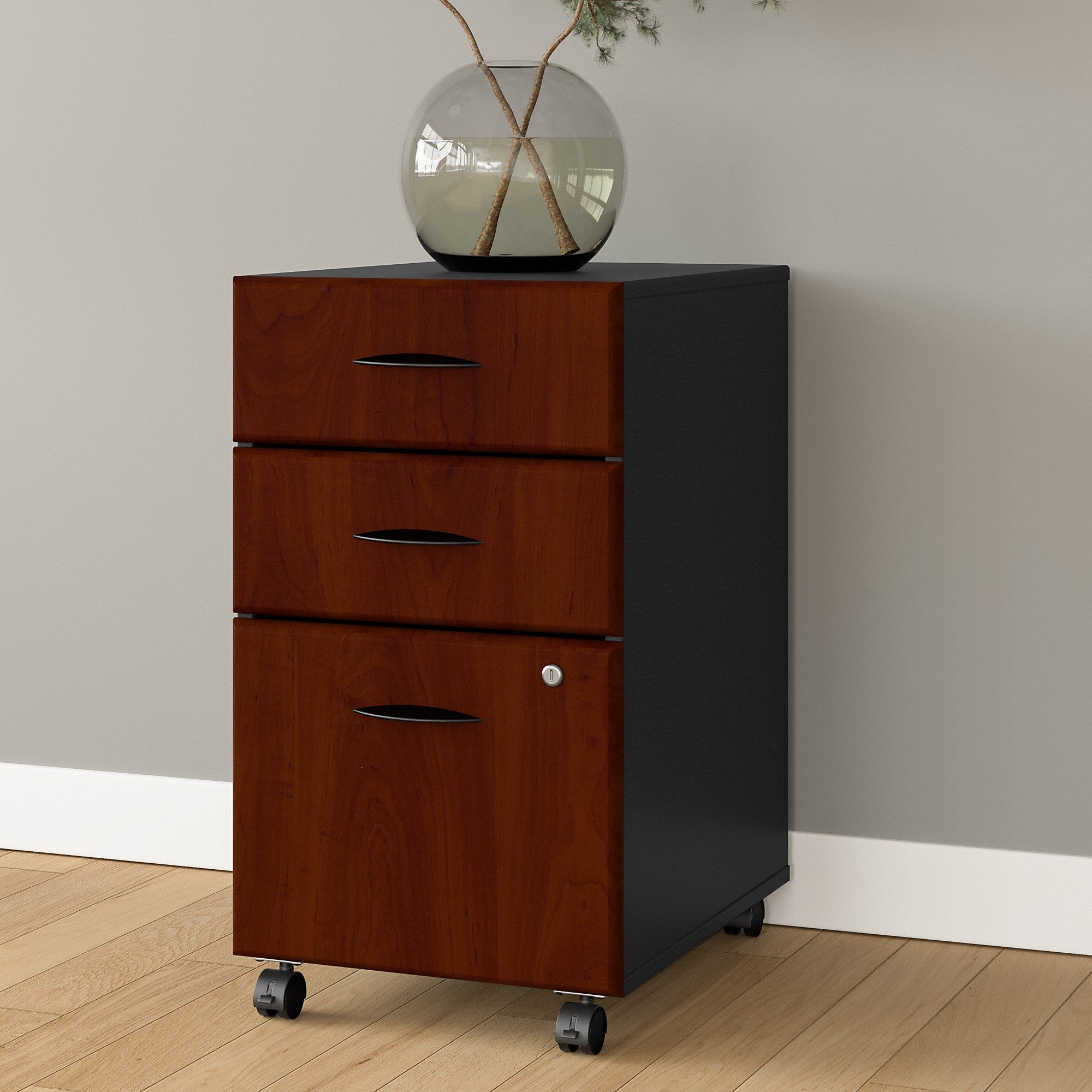 Bush Business Furniture Series A 3 Drawer Mobile File Cabinet