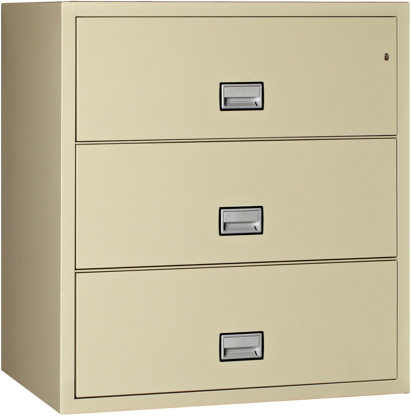 Lateral 38 inch 3-Drawer Fire and Water Resistant File Cabinet