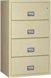 Lateral 31 inch 4-Drawer Fire and Water Resistant File Cabinet