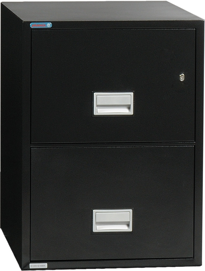 Vertical 25 inch 2-Drawer Legal Fire and Water Resistant File Cabinet