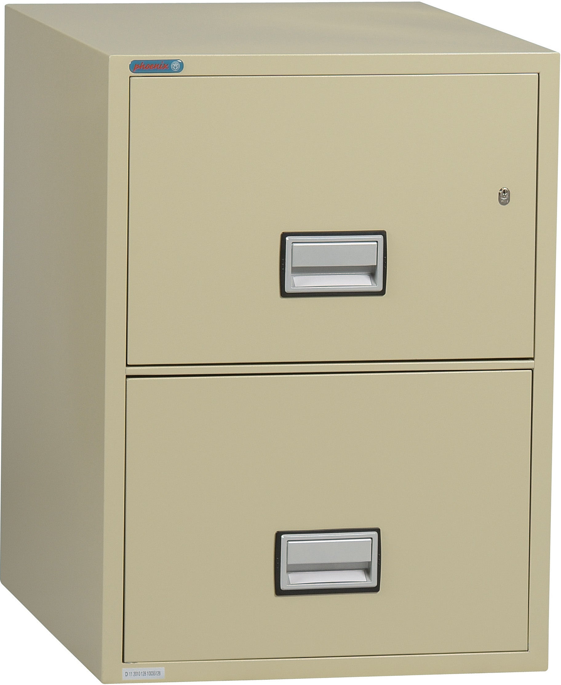 Vertical 25 inch 2-Drawer Legal Fire and Water Resistant File Cabinet