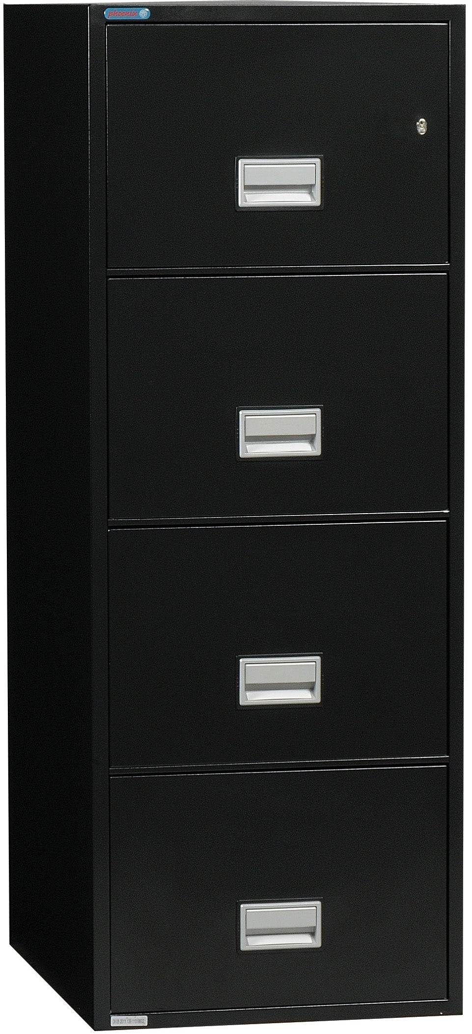 Vertical 25 inch 4-Drawer Legal Fire and Water Resistant File Cabinet