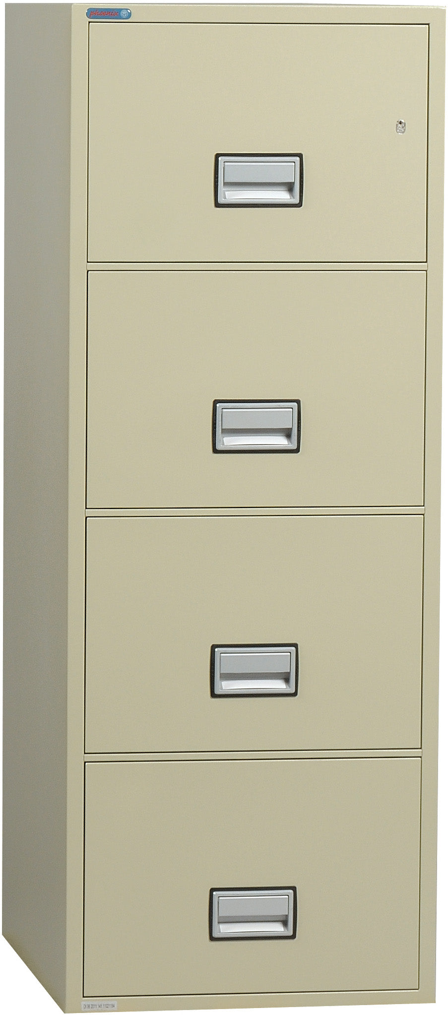 Vertical 31 inch 4-Drawer Legal Fire and Water Resistant File Cabinet