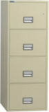 Vertical 31 inch 4-Drawer Letter Fire and Water Resistant File Cabinet